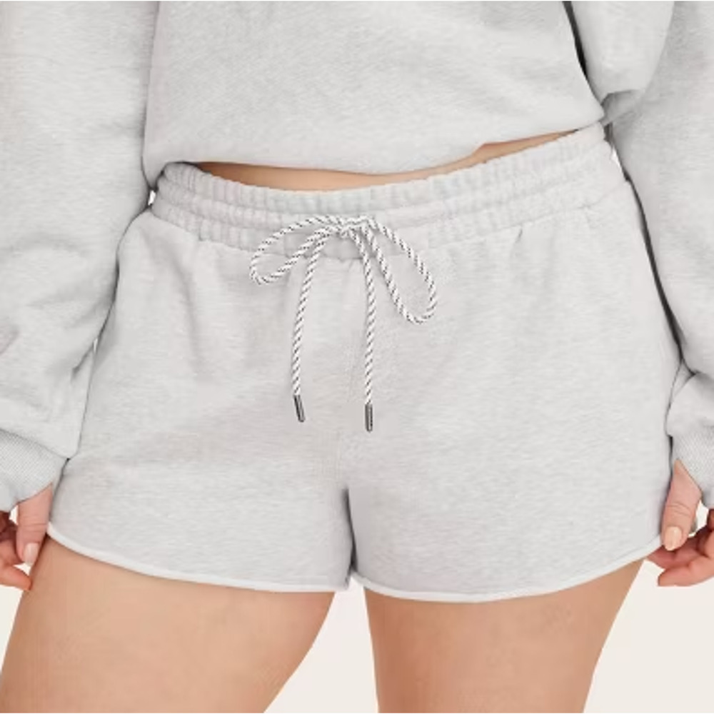 NWT In Hand Parke x Target Women's Mid-Rise Pull-On Sweatshorts - Heather Gray S
